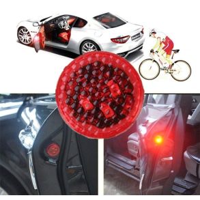 Advarselslys Til Bildr - Universal Blinkende Rd Led - Antal 2 Stk