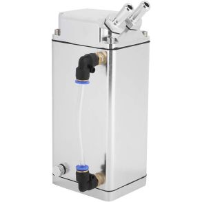 Oil Catch Tank Typ I - Aluminium Firkantet - Universal 160x80 mm