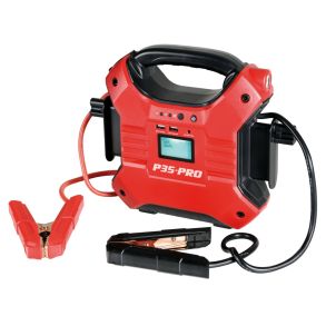 Jumpstarter 12V-24V 600A / 1200A - professionel Power Starter -  Med LED Spot & USB
