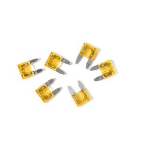 Mini Sikring ATS 5A - M/ SMD LED Advarselslys - 6 stk 