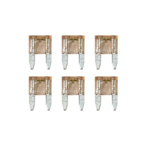 Mini Sikring ATS 7,5A - M/ SMD LED Advarselslys - 6 stk 