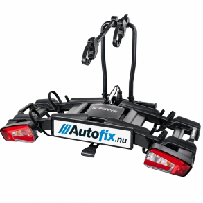 Cykelholder til Anh�ngertr�k - Nordrive Hitchflow - 2 Cykler - Foldbar