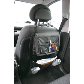 Opbevaringslomme Med Fold Ud Bord 2-i-1 - Universal Organizer - Sort