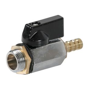 Aftapningshane I Metal - Til Vanddunke - M16 Gevind & Tilslutning .8,5 mm