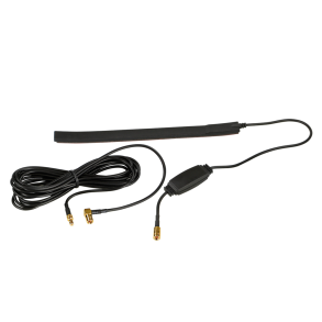 Rudeantenne DAB/DAB+ M/ Gummistav 12V - Connects2 - Med SMB Hunstik