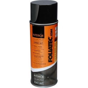 Interir Maling - Foliatec Mat Sort - Spray 400 ml.