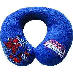 Nakkepude Stof - Spiderman Bl Rejsepude - B. 24 x L. 18,5 cm