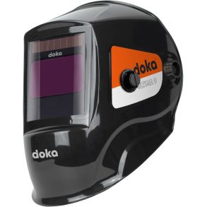 Svejsehjelm automatisk med solceller - Justerbar pasform & mrkningsgrad - DIN 16