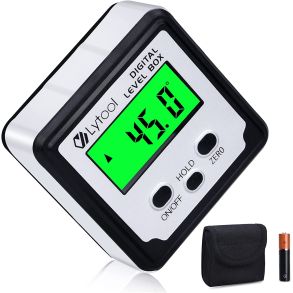 Vinkelmler digital 0-180 - LCD display & Strk magnet - 59x59x28 mm