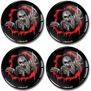 Centerlogo 60 mm - Selvklbende - 4 stk