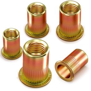 Nittemtrik galvaniseret stl - Gevindnitter M6 (120 stk.)