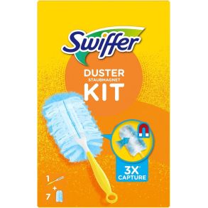 Refill for Swiffer dust brush - 7 brush heads & handle