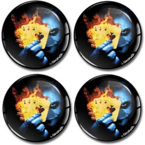 Centerlogo 60 mm - Selvklbende - 4 stk