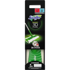 Floor Mop - Swiffer 3D Clean wet & Dry - For dirt & pet hair