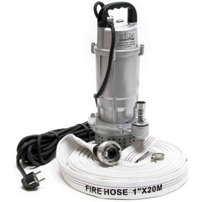 Grundvandspumpe 230V M/ 20 Meter Slange - Til urent vand 370W / 1500 Liter/timen