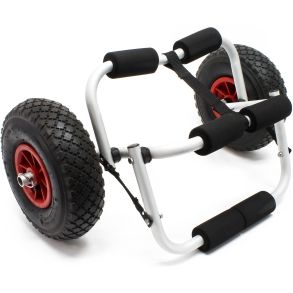 Kano-/ Kajakvogn Med Gummihjul - Letvgt & Foldbar luksus model - Lastkapacitet 45 kg.