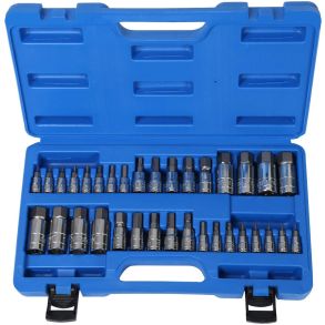 Unbrako Bitst 32 Dele - Krom Vanadiumstl - 1/4