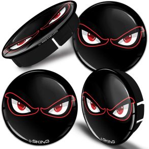 Centerkapsler til Aluflge - Med logo i Plast - Dia. 56/60 mm - 4 stk.