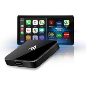 Tr�dl�s adapter til Apple CarPlay & Android Auto med HDMI input - AutoSky CPHM2 - Plug-and-play montering