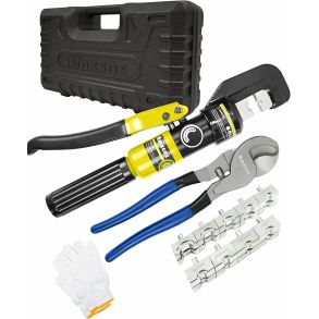 Kabelskotang / Klemmevrktj Hydraulisk 8 Ton - Robust & Prcis krympning - 4-70 mm Inkl. kabeltang