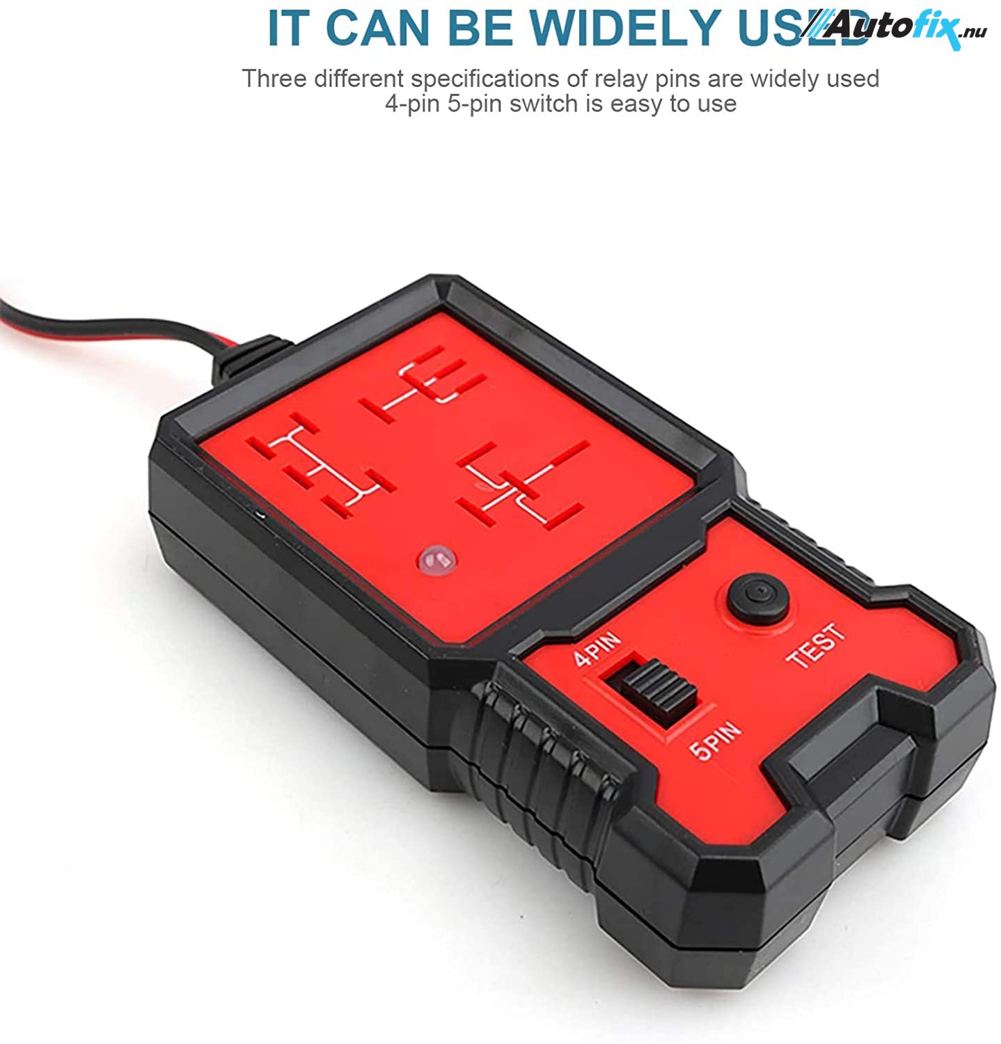 Relætester 12V Praktisk Testapparat CNBJ707 Til 4 & 5 Bens Relæer