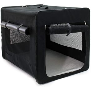 Transportboks Sammenklappeligt - Til Hund & Kat - Str. XL (94x66x74cm)