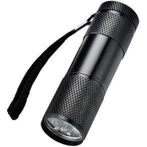 UV lygte 9x LED - Aluminiumslegering - Batteridrevet