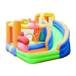 Hoppeborg inkl. 450W bl�ser - Doctor Dolphin Bouncer Squirrel - 300x270x213 cm