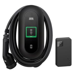 Oplader til elbil Type 2 Vgmontering - DEFA Power Solar med app - op til 22kW (6 meter kabel)