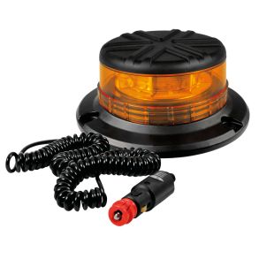 LED Mini Rotorblink 9-32V - 3 Funktioner / Sugekop & Magnetfod - Gul Linse RL-13