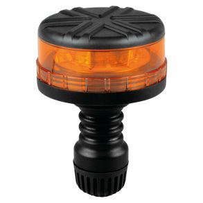 LED Mini Rotorblink 9-32V - DIN montering/E-godkendt - Gul Linse RL-15