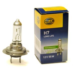 H7 Pre - HELLA PERFORMANCE - LONG LIFE - 12 Volt 55 watt 