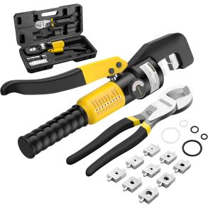 Kabelskotang / Klemmev�rkt�j Hydraulisk 8 Ton - Robust & Pr�cis krympning - 4-70 mm� Inkl. kabeltang