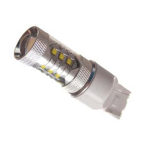 CREE LED 10-30V - 7443 Canbus - Xenon Hvid 80W