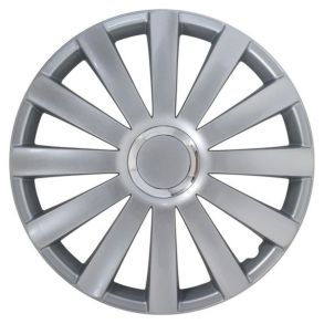 Hjulkapsler 4 Stk. - SPYDER PRO SILVER - Str. 15