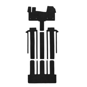 Bilm�tter velour 3 dele - VW Multivan T7 (L1) �rg. 2022-> (til modellen med lange midterskinner)