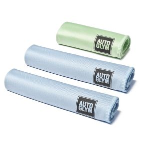 Mikrofiberklude til glas og skrm - Autoglym - 3 klude