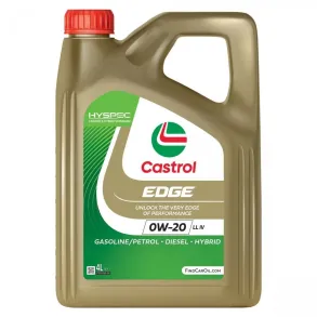 Motorolie - Castrol Edge 0W-20 LL IV - 4 liter