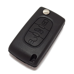 Key Case - Peugeot - 3 buttons without battery holder