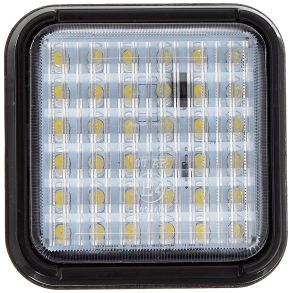 Baklygte LED M/ 36 Dioder - Sort Universal - Ml 9,5x9,5x3,4 cm