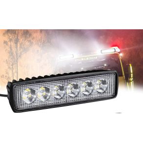 LED Arbejdslygte 6xLED 18W - 10V/30V Lakeret Aluminium - Universal