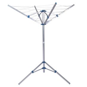 Trrestativ Foldbar - Letvgts aluminium  - Justerbar i hjden (Lngde Trresnor 16 Meter)