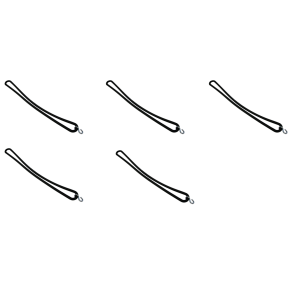 Gummistropper Med Krog - Til Trailernet L. 40 cm - Antal 5 stk