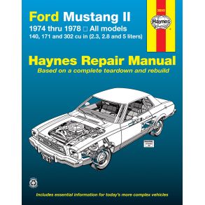 Reparationsbog Haynes - Ford Mustang II (1974-1978)