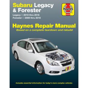 Reparationsbog Haynes - Subaru Legacy (10-16) & Forester (09-16)