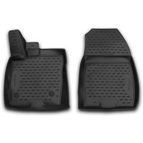 Rubber mat set with edge - FORD Transit Courier 2014-2023 2 pcs.