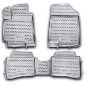 Gummimtte st med kant - HYUNDAI Solaris 2010-2014 Hatchback 4 stk.