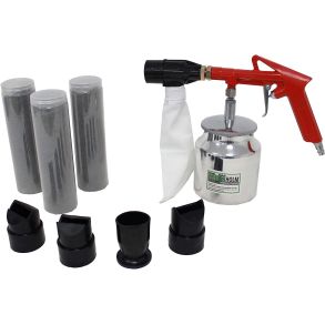 Sandblsepistol Trykluftdrevet Kit - Arbejdstryk 3-4 bar - Inkl. tilbehr