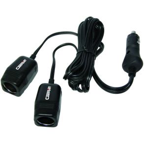 Strmudtag x 2 Med Fordelerkabel  - Lngde 2 Meter - 12V-24V