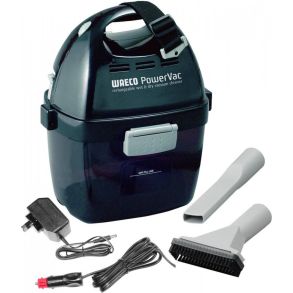 Vd-/Trstvsuger Batteridrevet 12V/220V  - Dometic Waeco PowerVac PV100 - Kapacitet 3,8L